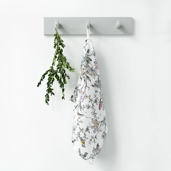 Linen Kitchen Towel Birds