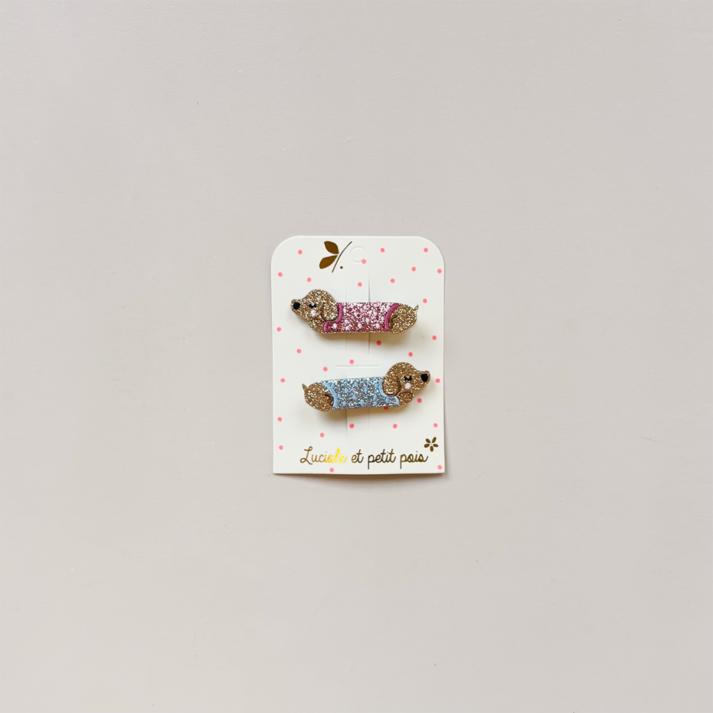 Dachshund Hair Clips