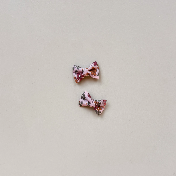 Liberty Capel Floret Mini Bow Hair Clip Set