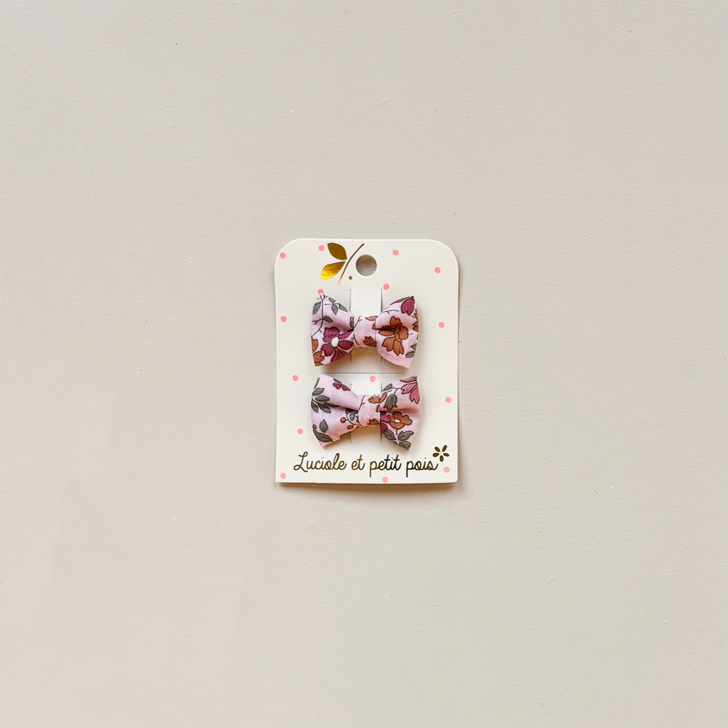 Liberty Capel Floret Mini Bow Hair Clip Set
