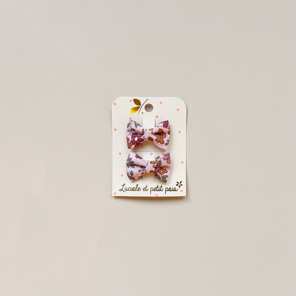 Liberty Capel Floret Mini Bow Hair Clip Set