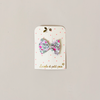 Liberty Neon Pink Bow Hair Clip