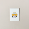 Just Married Taxi Note Card
