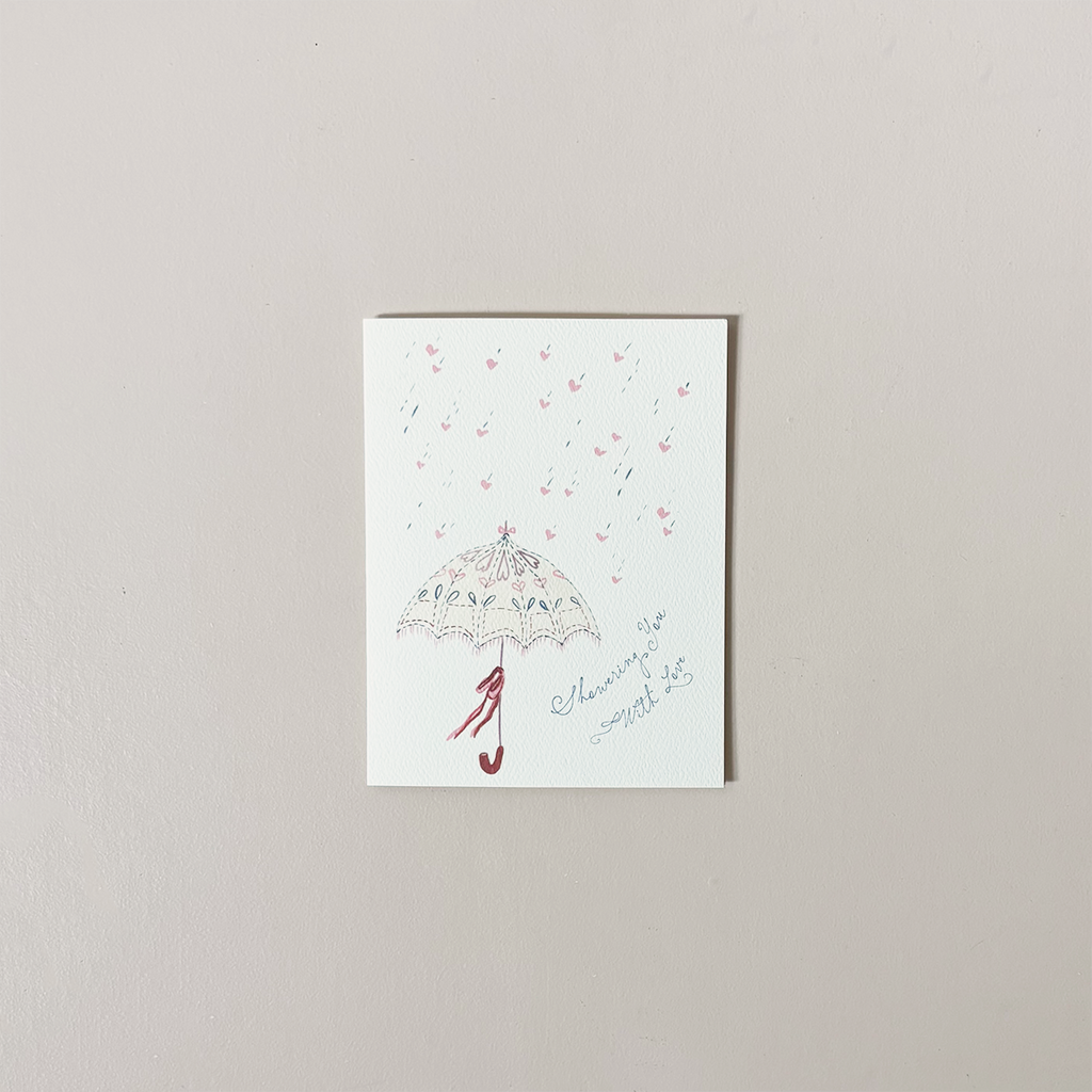 Showered With Love Note Card