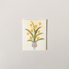 Yellow Tulip Vase Note Card