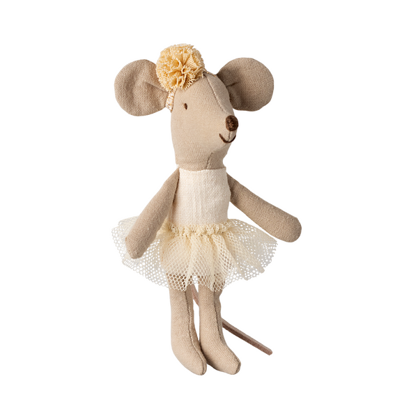 Ballerina Little Sister Mouse Off White