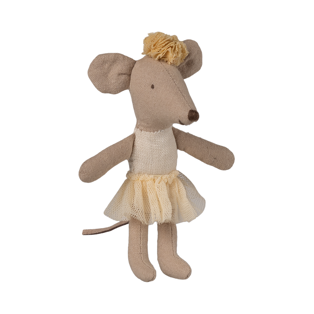 Ballerina Little Sister Mouse Off White