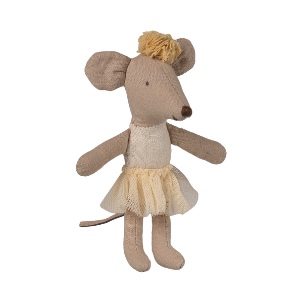 Ballerina Little Sister Mouse Off White