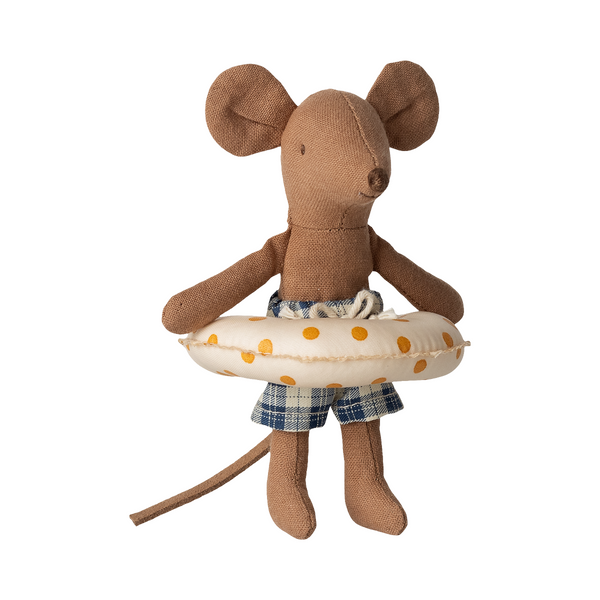 Beach Little Brother Mouse with Yellow Dot Float