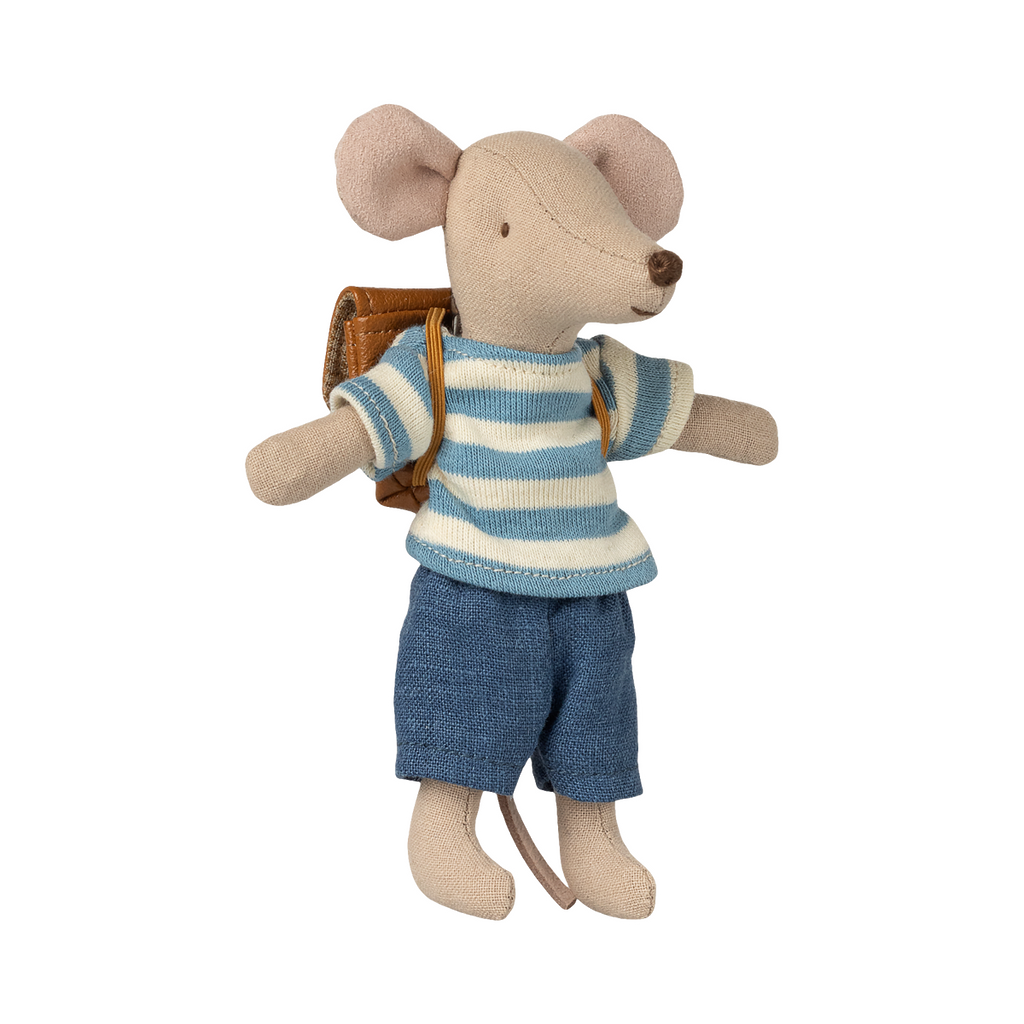 Big Brother Mouse With Bag Brown