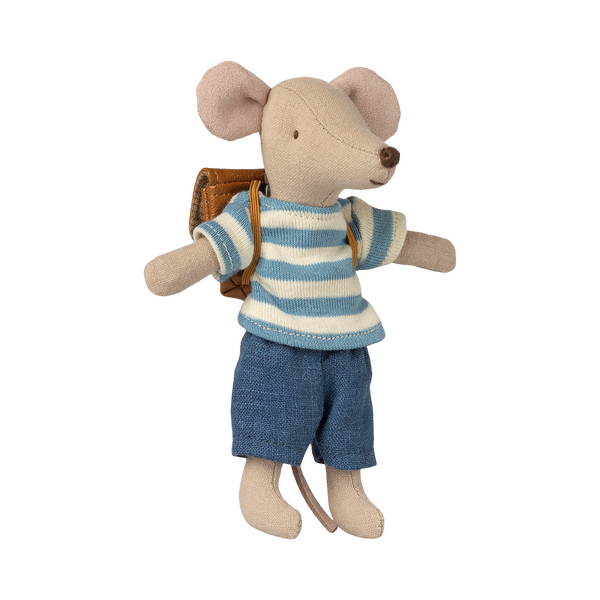Clothes & Bag for Big Brother Mouse Brown