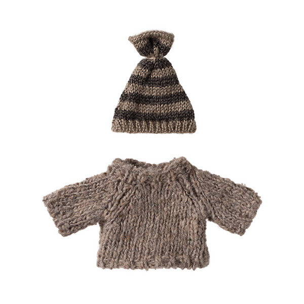 Big Brother Mouse Knit Sweater & Hat