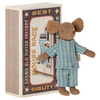 Big Brother Mouse in Pajamas in Matchbox