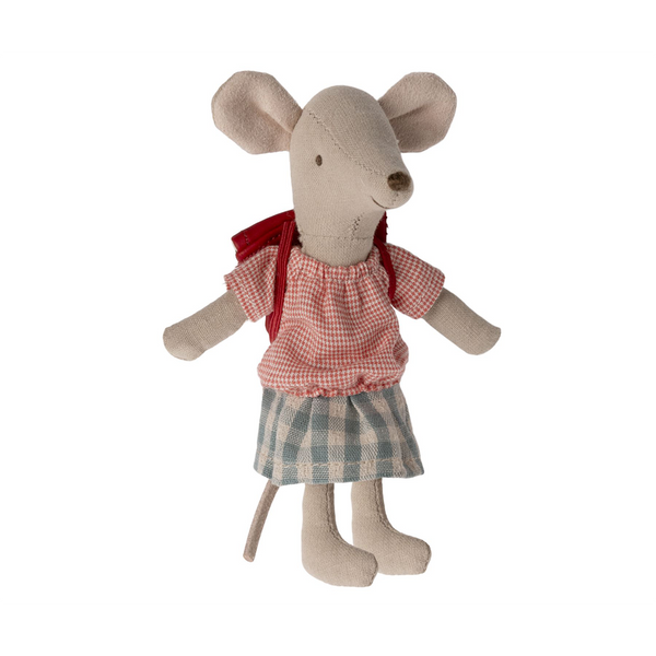 Big Sister Mouse With Bag Light Red