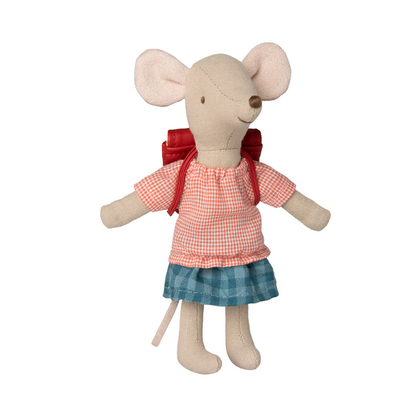 Big Sister Mouse With Bag Red