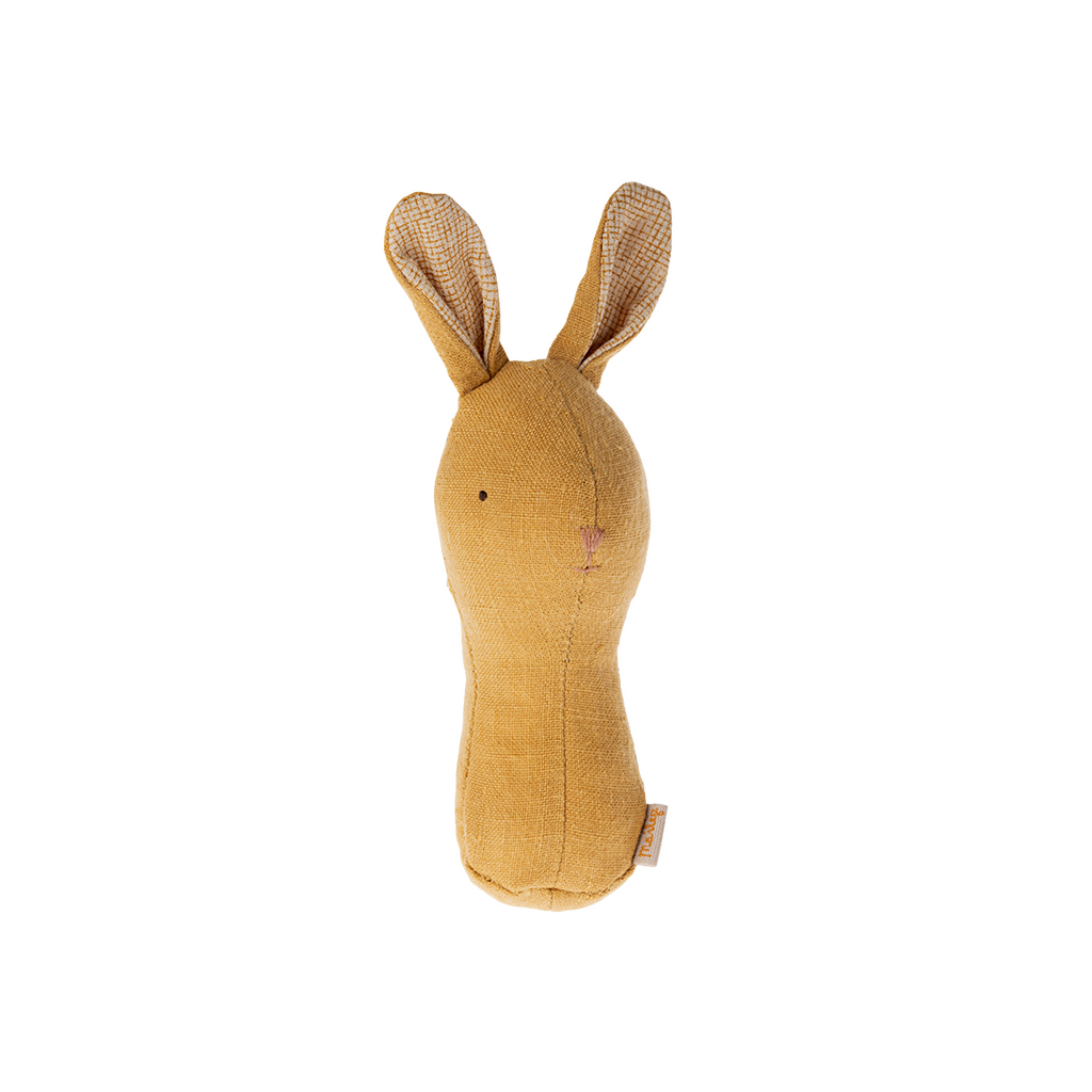 Bunny Rattle Dusty Yellow