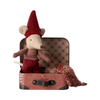 Christmas Mouse Baby in Suitcase