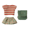 Clothes & Bag for Big Sister Mouse Green