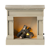 Fireplace Off White