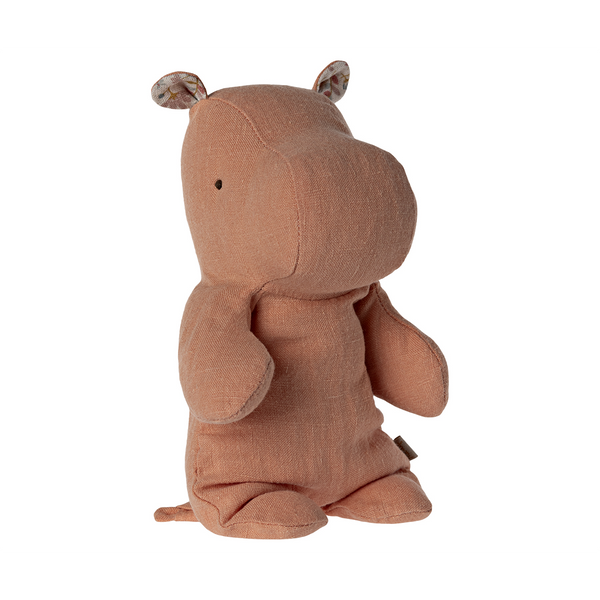 Hippo Stuffed Animal Apricot