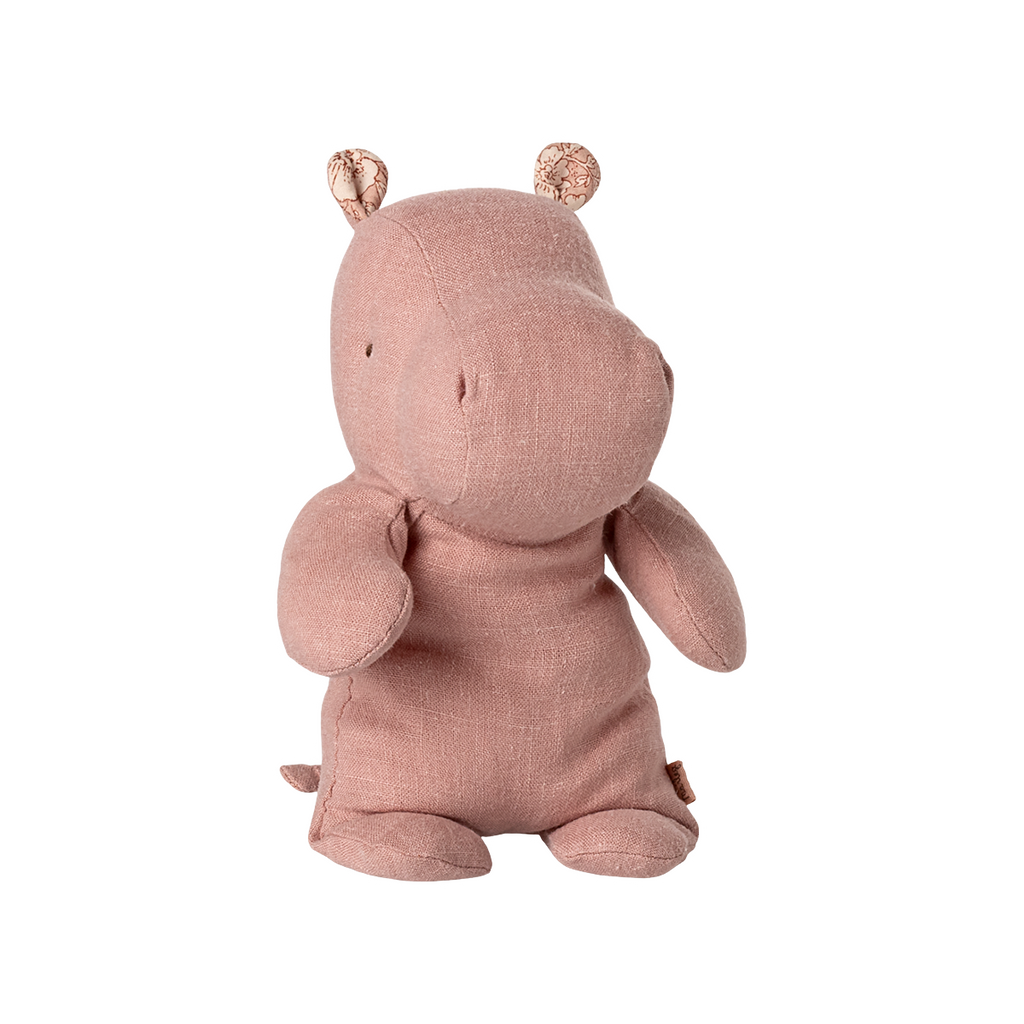 Hippo Stuffed Animal Rose