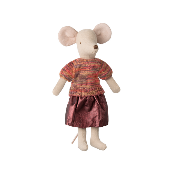 Knitted Sweater & Skirt for Mom Mouse