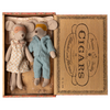 Mom & Dad Mice in Cigarbox
