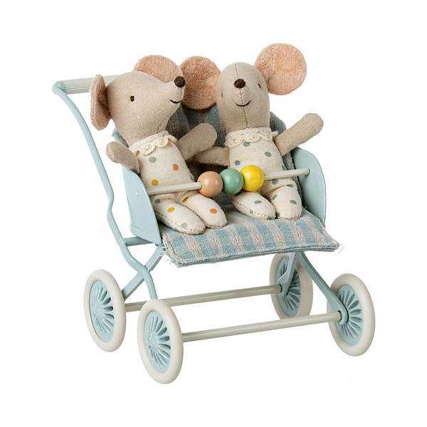 Mouse Baby Stroller Mint