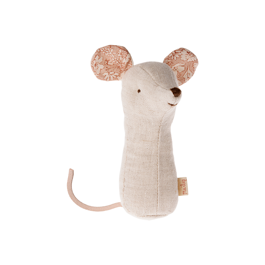 Mouse Rattle Natural