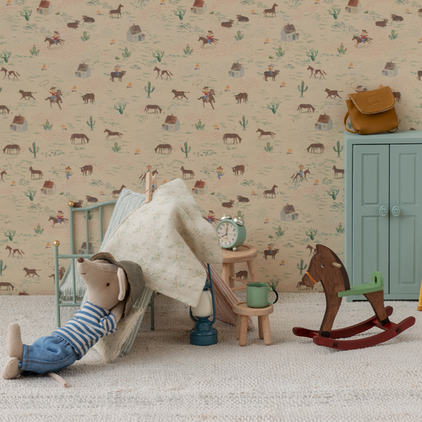 Mouse Rocking Horse Dark Brown