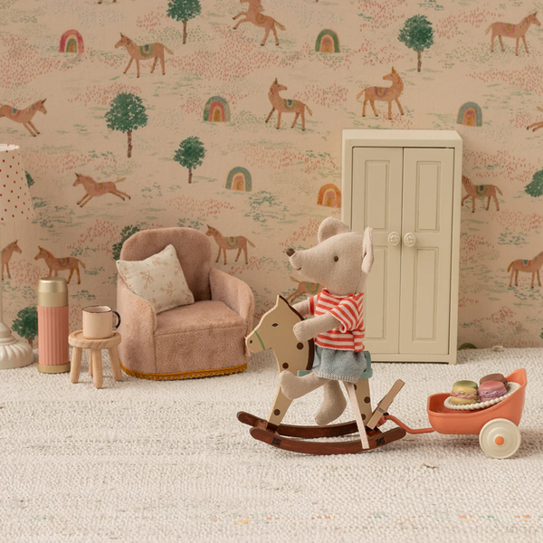 Mouse Rocking Horse Spotted