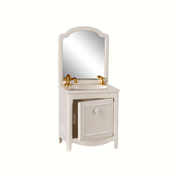 Mouse Sink With Mirror Off White