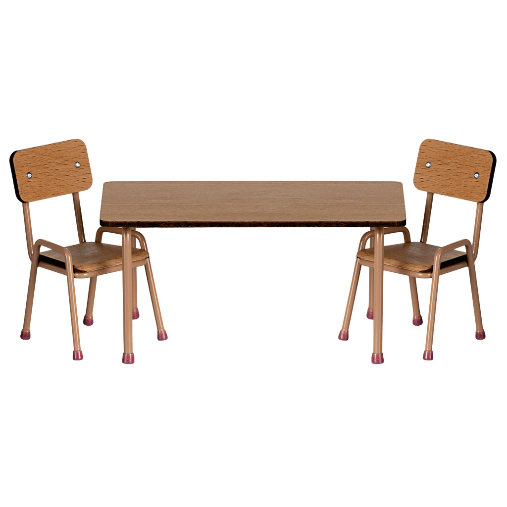 Mouse Table & Chair Set Dark Powder