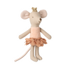 Princess Little Sister Mouse in Matchbox Pale Pink