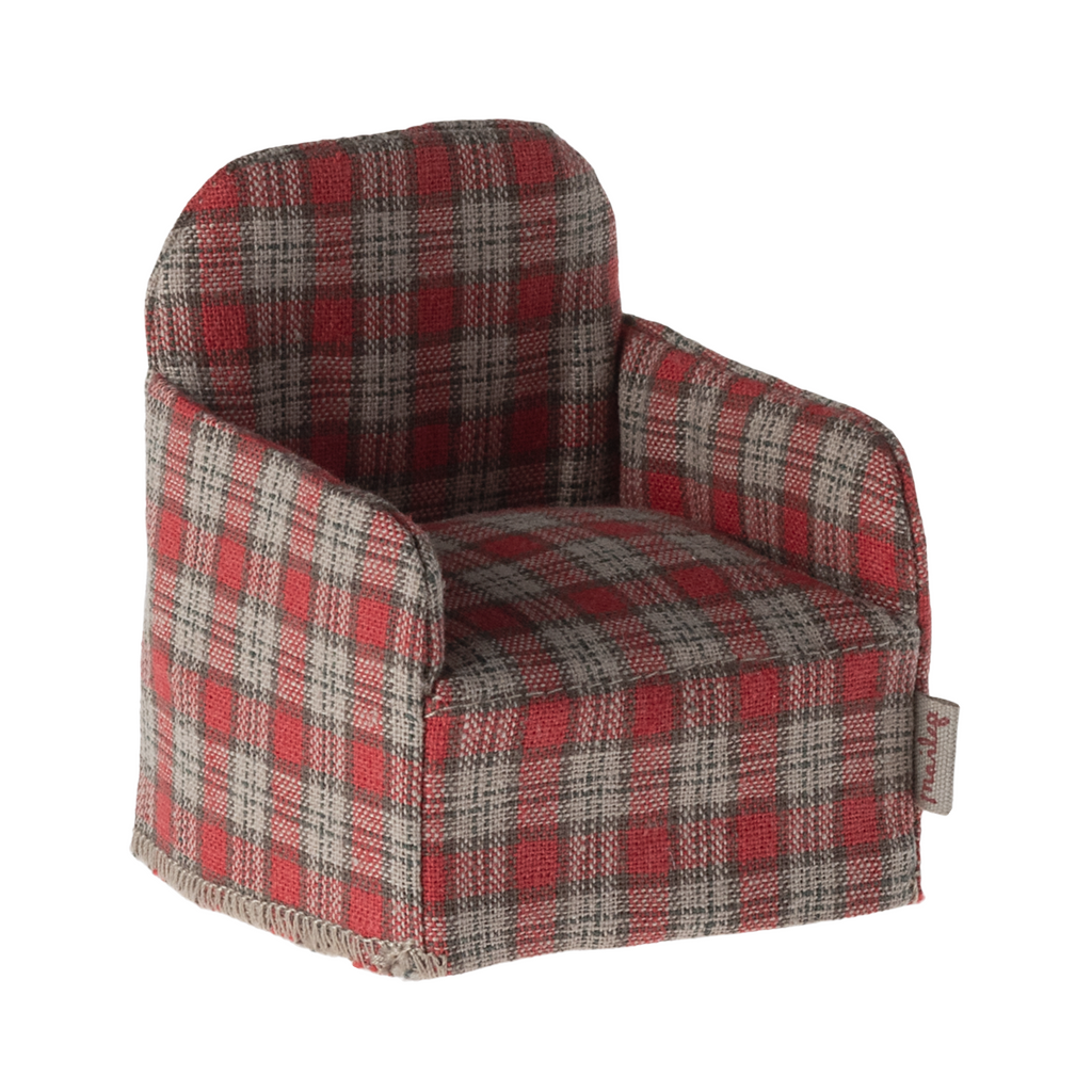 Red Check Mouse Chair