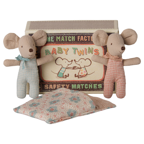 Twin Mice in Matchbox Checker