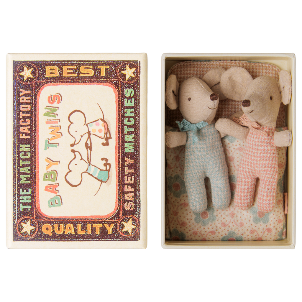 Twin Mice in Matchbox Checker