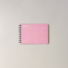 2026 Notebook Calendar Pink