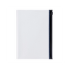B6 Edit Grid Notebook with PVC Cover Ice White
