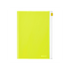 B6 Edit Grid Notebook with PVC Cover Neon Yellow