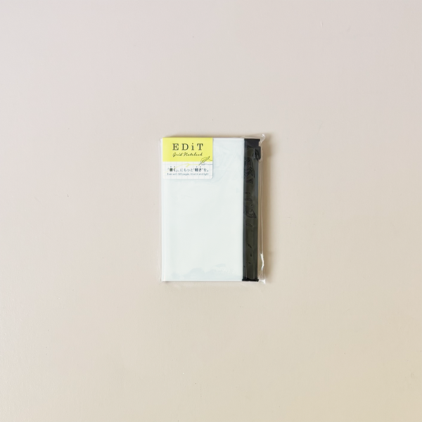 B7 Edit Grid Notebook with PVC Cover Ice White