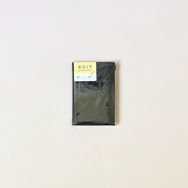 B7 Edit Grid Notebook with PVC Cover Midnight Black