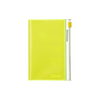 B7 Edit Grid Notebook with PVC Cover Neon Yellow