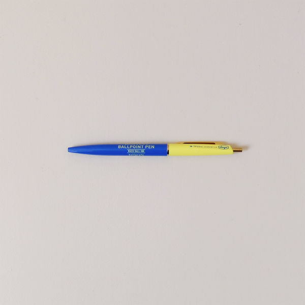 Days Mach Ballpoint Pen Blue/Yellow