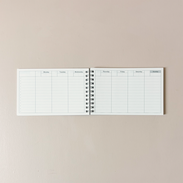 Dayfree Weekly Schedule Dark Green