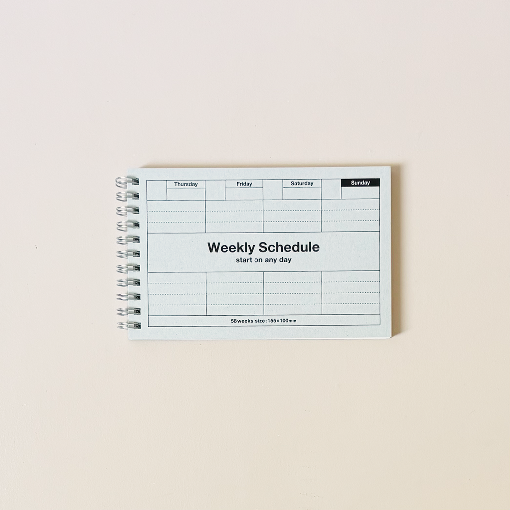Dayfree Weekly Schedule Grey