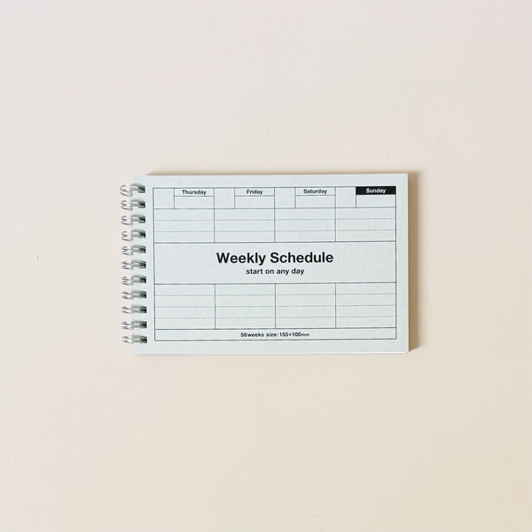 Dayfree Weekly Schedule Grey