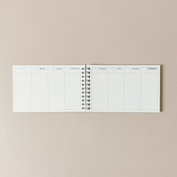 Dayfree Weekly Schedule Neon Citron