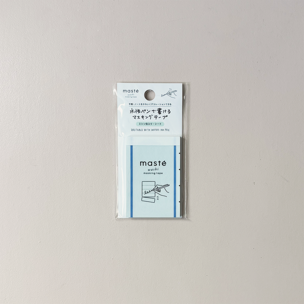 Perforated Masking Tape Sheets Blue