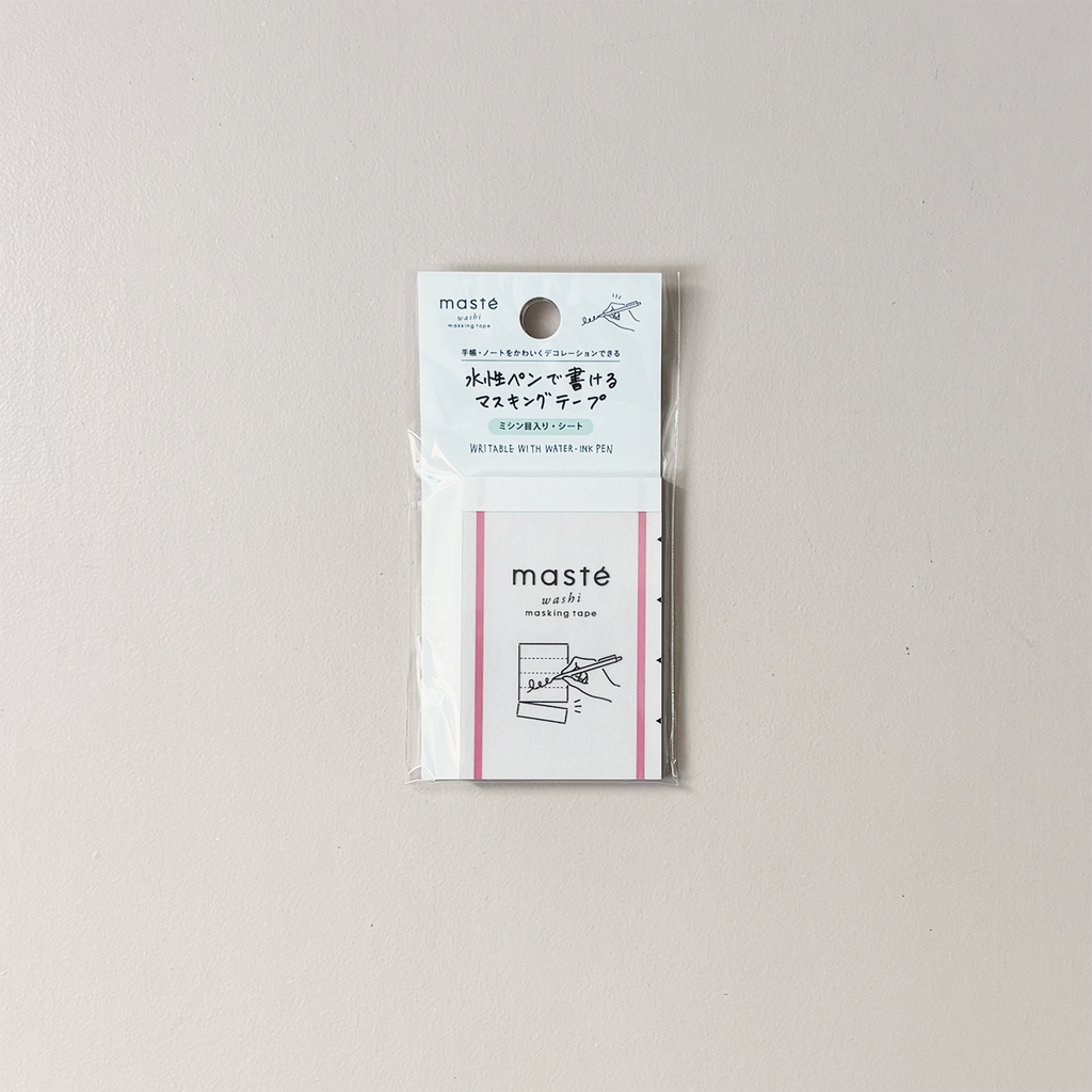 Perforated Masking Tape Sheets Pink